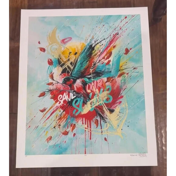The Swallow (Save our Seas) by Meggs - Rare Printer Proof